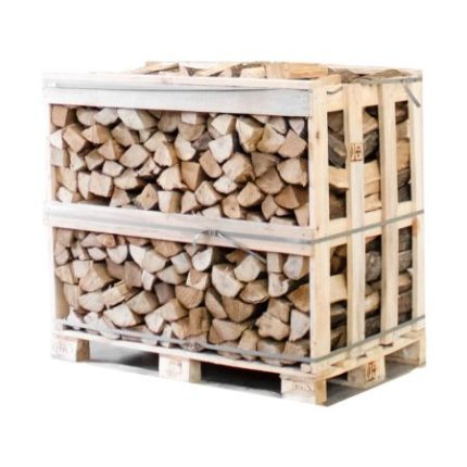 Brennholz Hainbuche kammergetrocknet 25 cm – Halbe Palette 450 kg