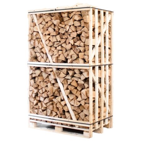 Brennholz Buche kammergetrocknet 25 cm – Palette 1,8 RM (900 kg)
