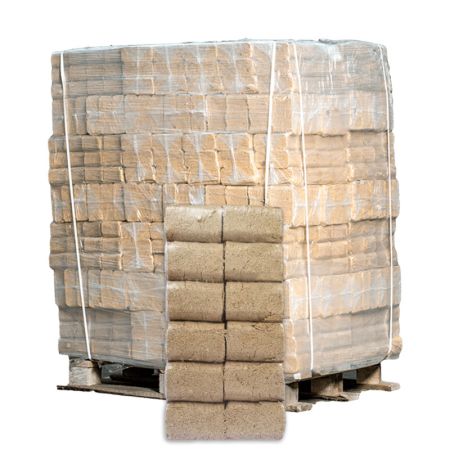 RUF Holzbriketts – Palette 96 × 10 kg (960 kg)